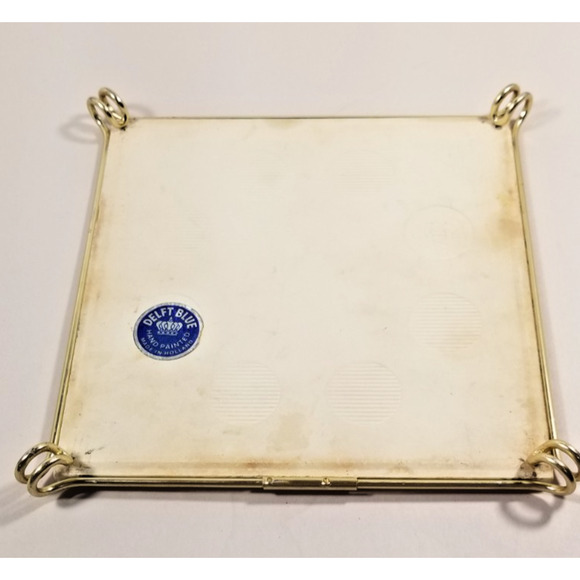 VTG Delft Holland Tile Trivet & Stand – A Dutch Charm to Ward Off Misfortune - Picture 7 of 11
